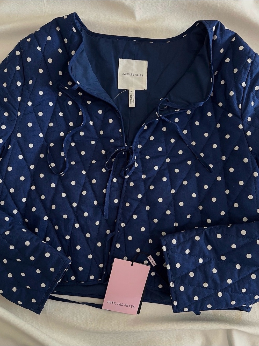 NWT Alec Le Files Polka Dot Jacket